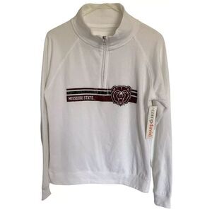 Missouri State Bear Sweatshirt 1/4 Zip Pullover Women’s Size Med NWT